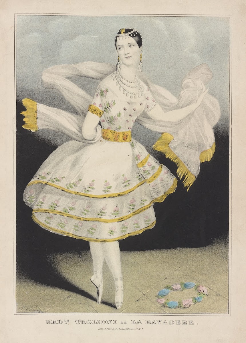 Madle Taglioni as La bayadere 1845