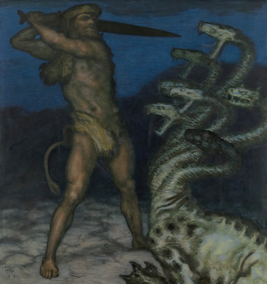 Herkules und die Hydra 1915