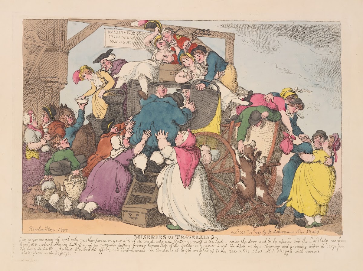 Miseries of travelling Just as you are going off with only    1807