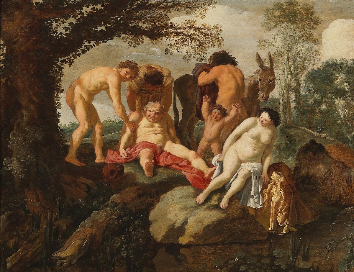 The Drunken Silenus with the Phrygian Peasants
