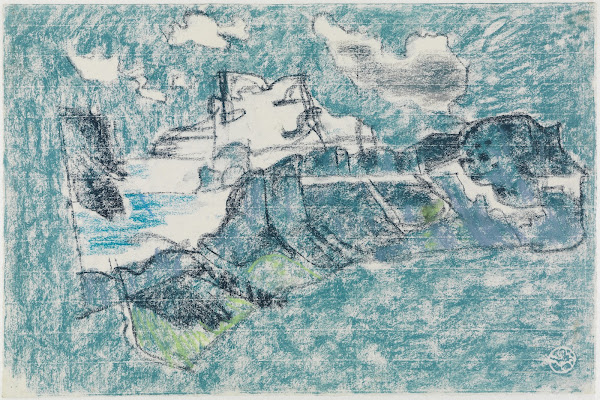 Das Scheerhorn im Schnee und der Griesstock 1936