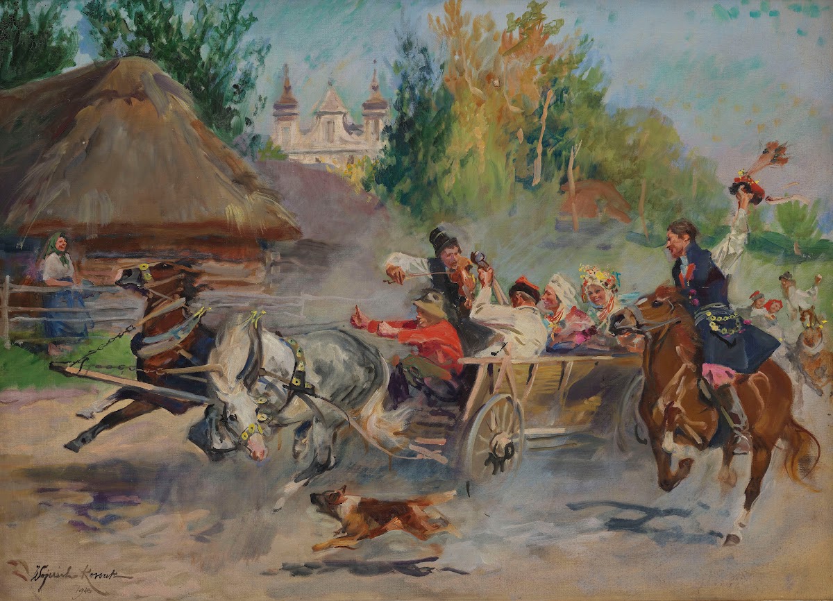 Kraków Wedding on the Road 1941
