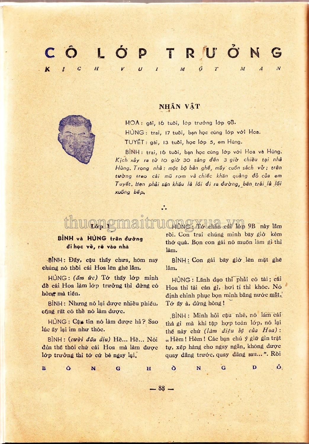 Bông hồng đỏ (Kim Đồng 1970) - Trang 88