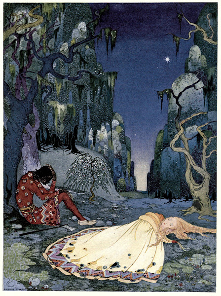 Violette consented willingly to pass the night in the forest 1920