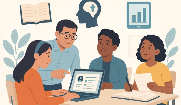 Ilustración sobre aprendizaje personalizado