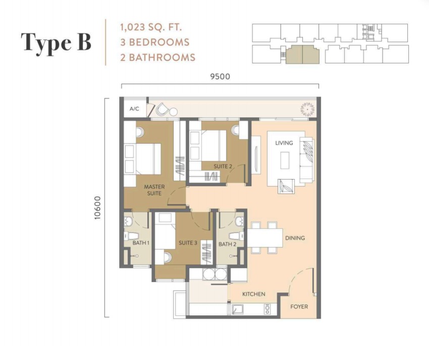 Quaver Residence 戶型圖