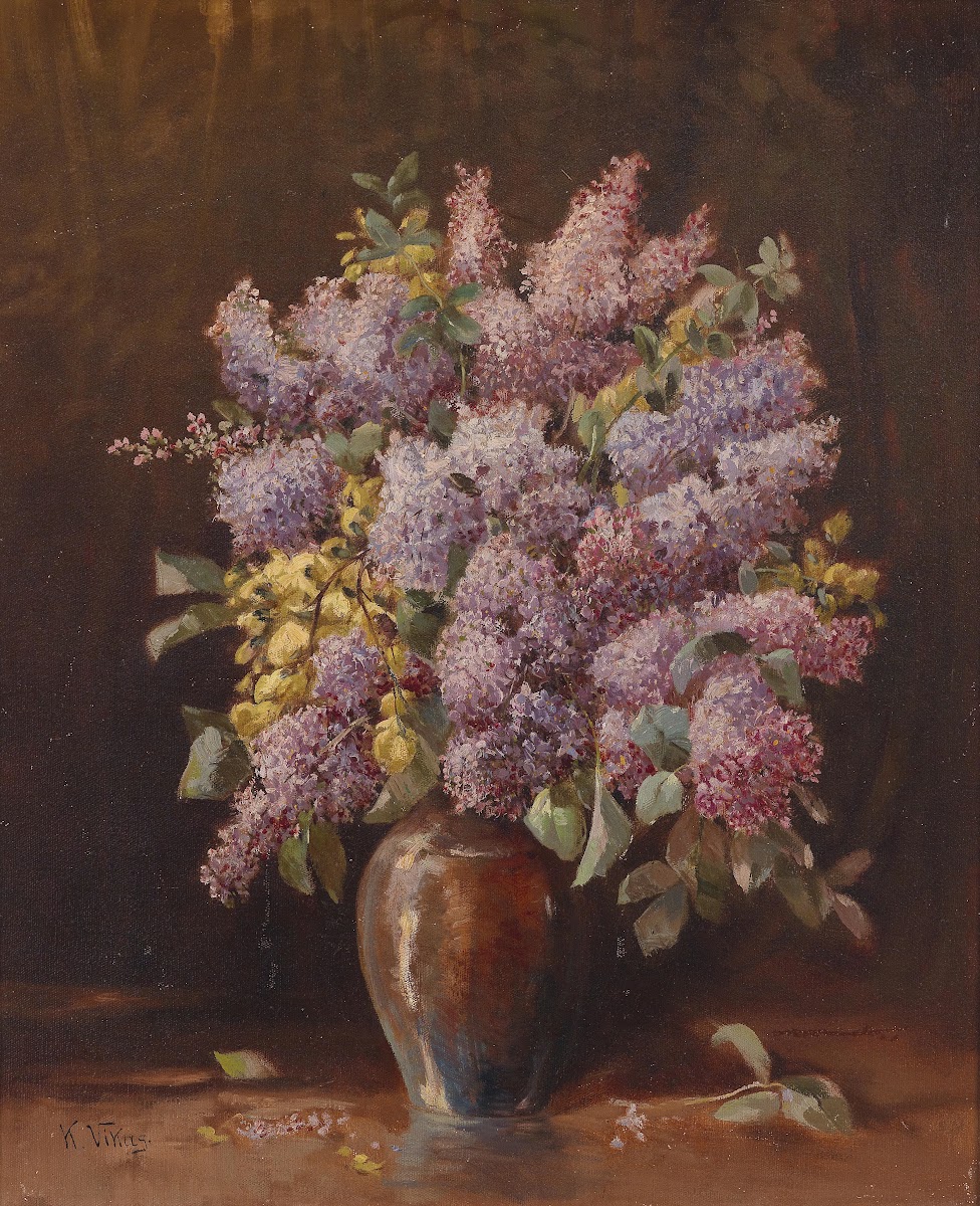 Flieder in Vase