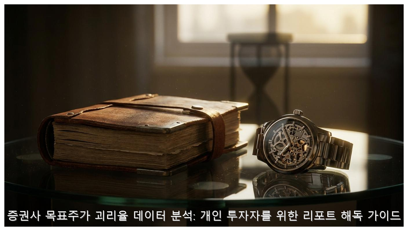 증권사 목표주가 괴리율 데이터 분석: 개인 투자자를 위한 리포트 해독 가이드 핵심 안내 및 분석 인포그래픽 (4)