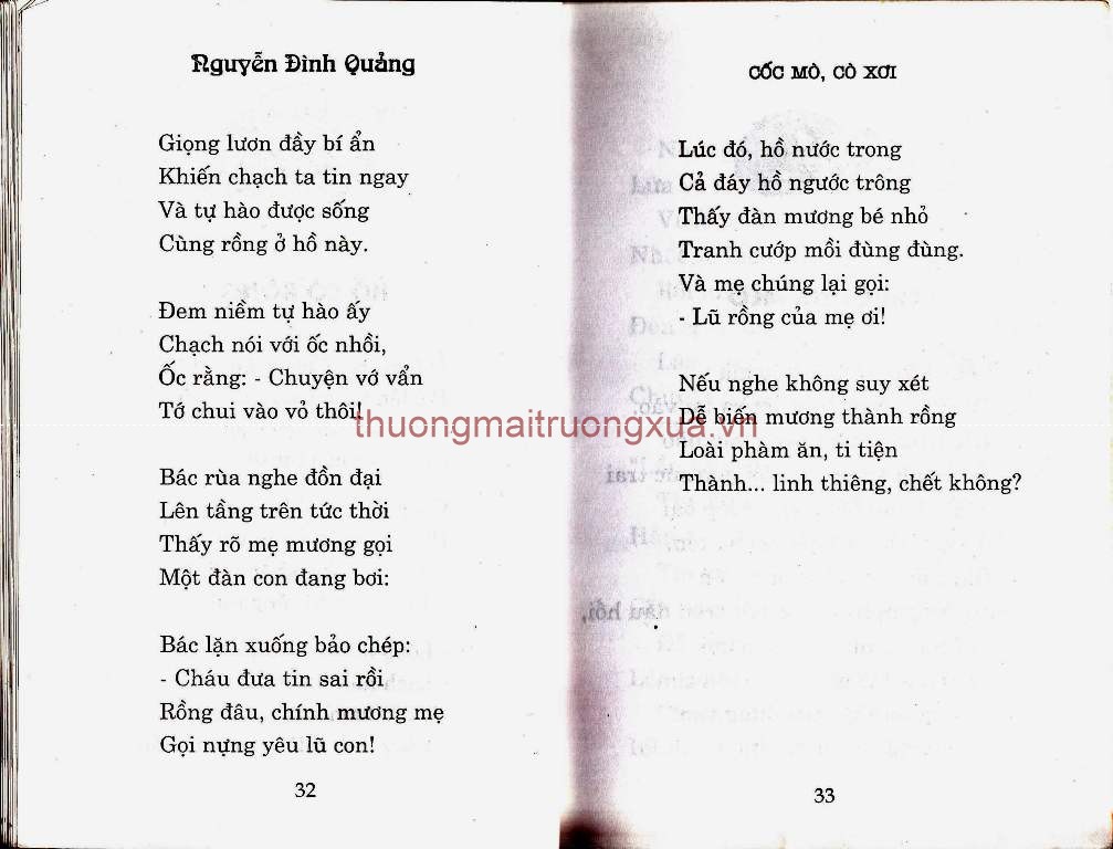 Tập thơ : Cốc mò cò xơi (2003) - Trang 18