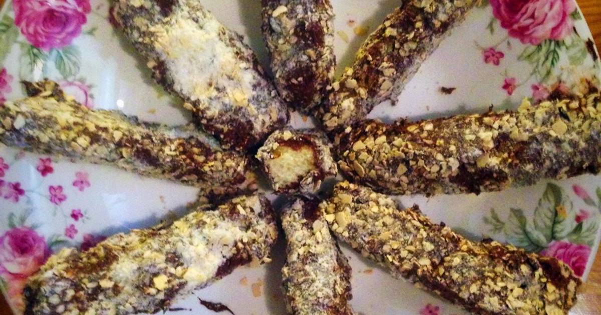 Chocolate Nestum Fingers Biscuits