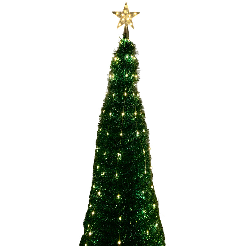 LED-Weihnachtsbaumspitze mit Lichtdraht, 3 m, USB