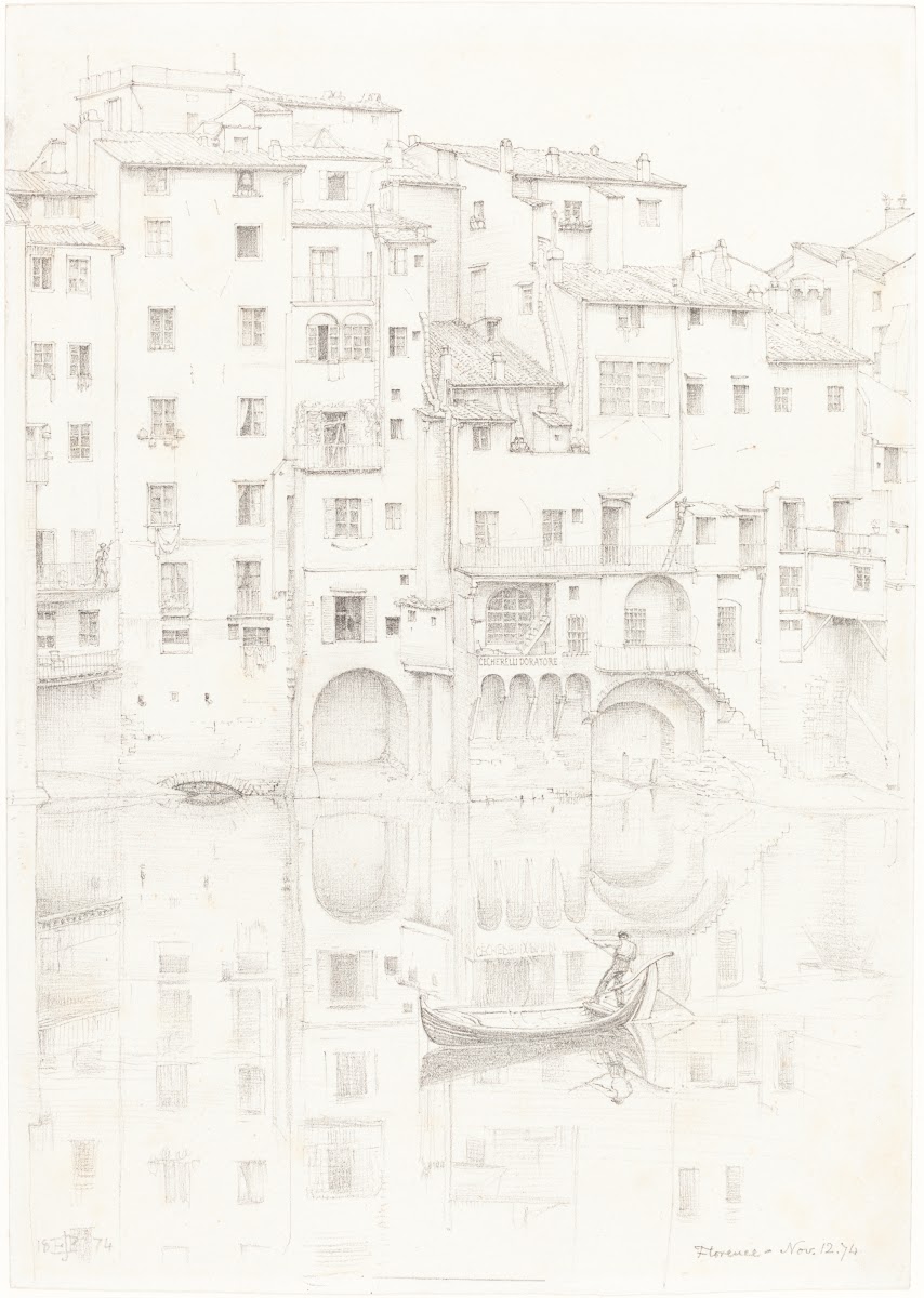 A View of the Arno Florence 1874