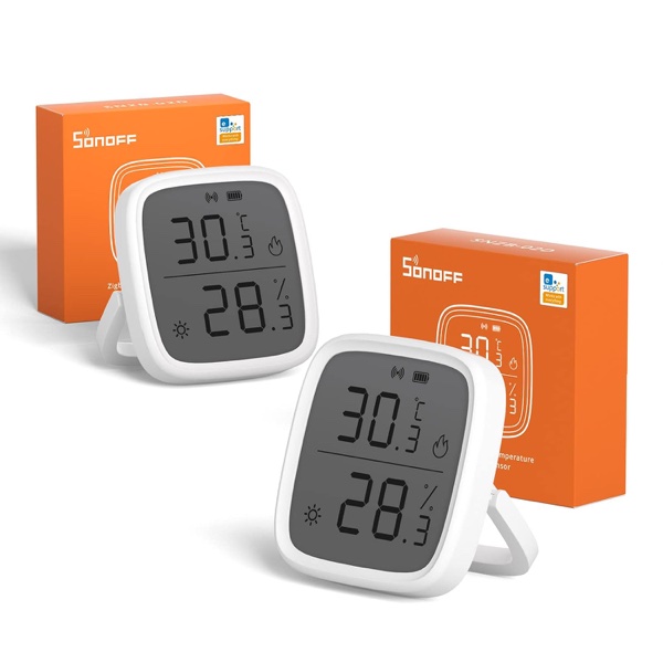 Sonoff SNZB-02D Sensor Zigbee con Pantalla LCD