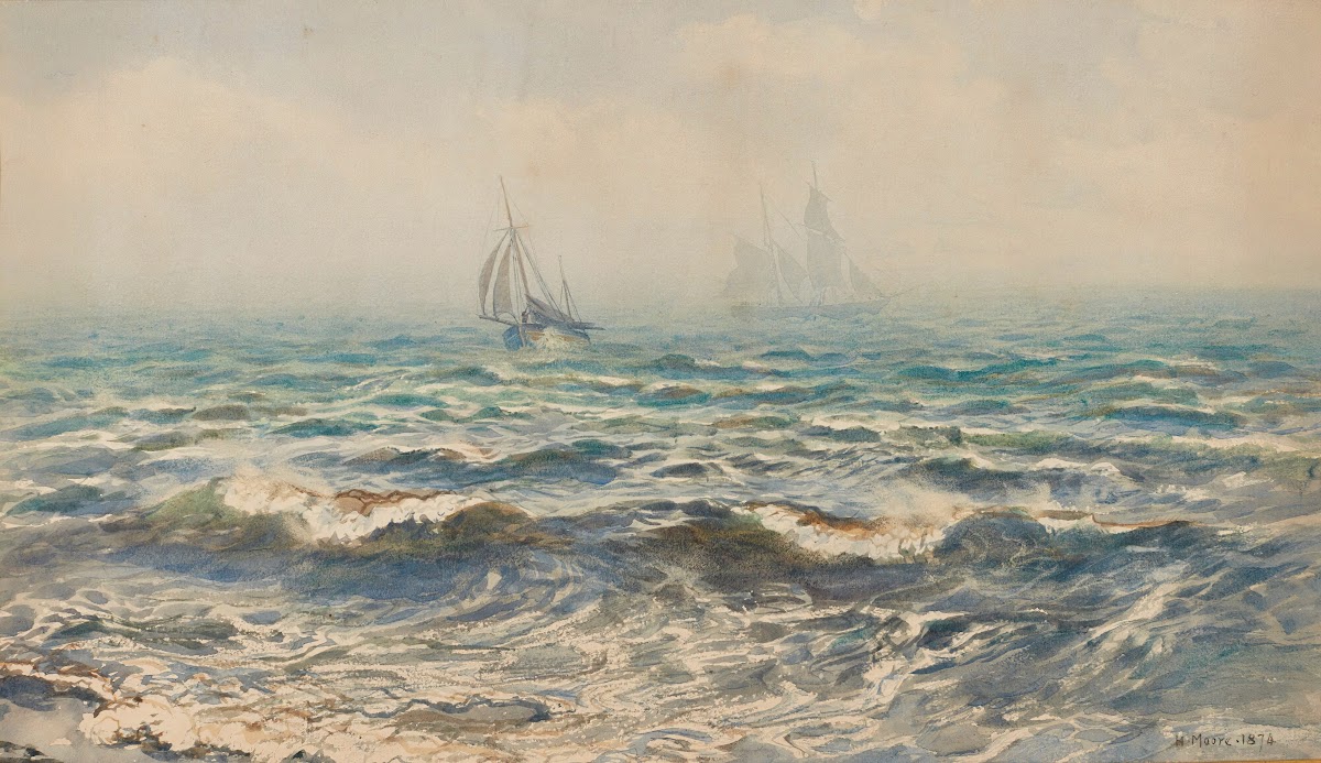 Mist Rising From The Sea 1874