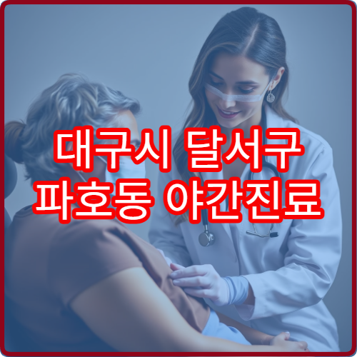대구시 달서구 파호동 야간진료 산부인과 추천