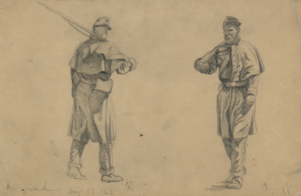 On guard  Aug 27 1863 1863