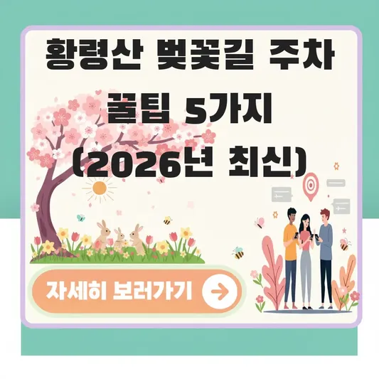 황령산 벚꽃길 가는 법 주차 정보