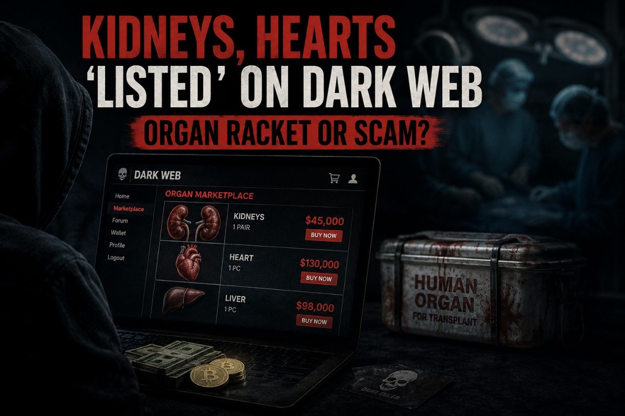 Kidneys, Hearts ‘Listed’ on Dark Web for Sale: Organ Racket or Scam?