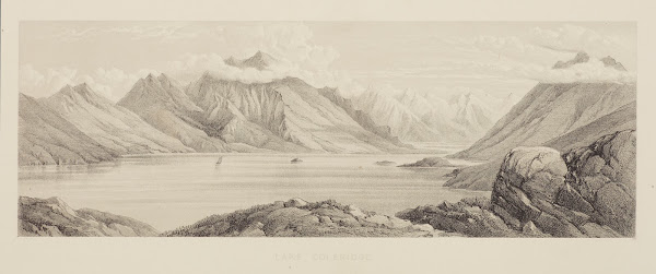 New Zealand Graphic and Descriptive Plate IV Lake Coleridge 1877