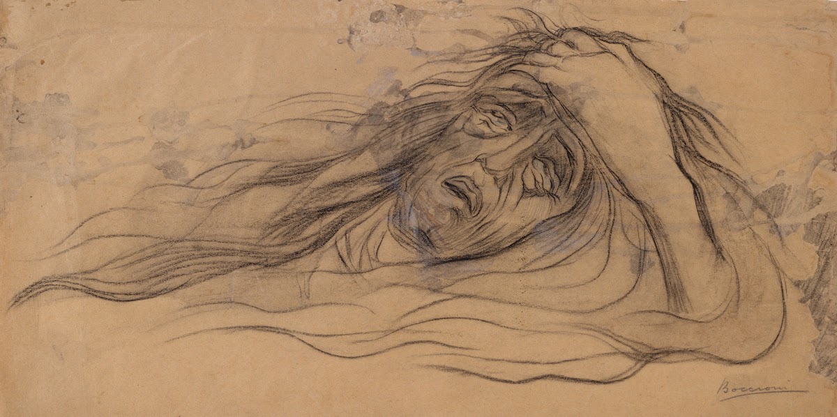 Study for The Dream  Paolo and Francesca 1910