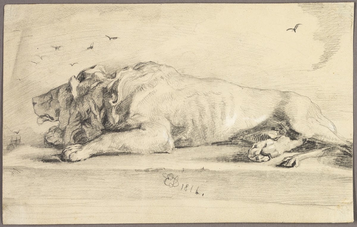 Reclining Lion 1816