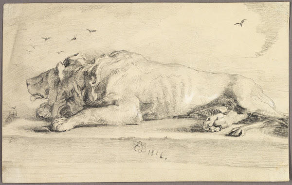 Reclining Lion 1816