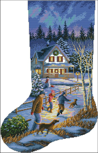 DIM08805 Christmas Eve Fun Stocking