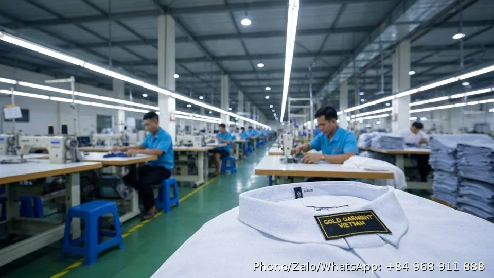 custom work shirts - Gold Garment Vietnam