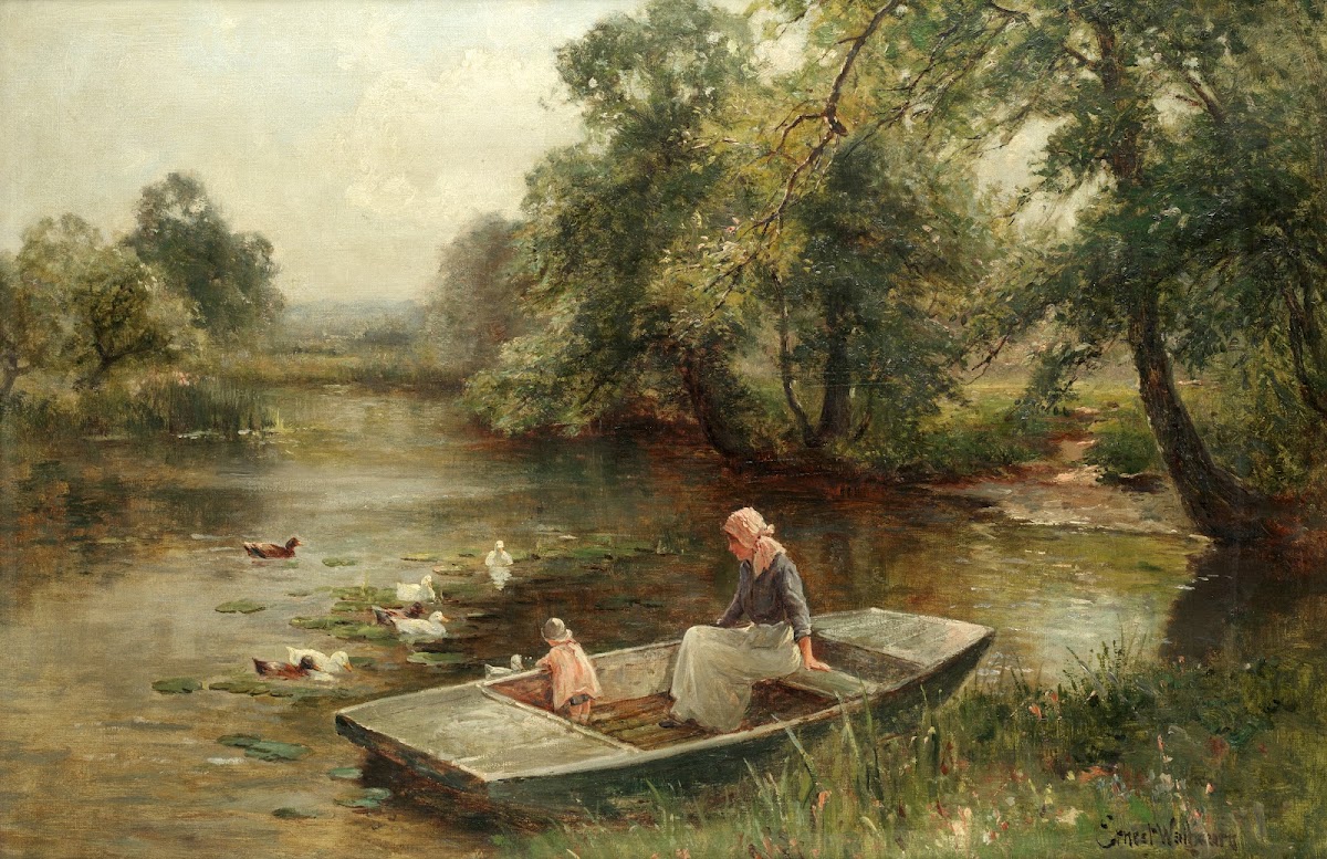 Feeding the ducks