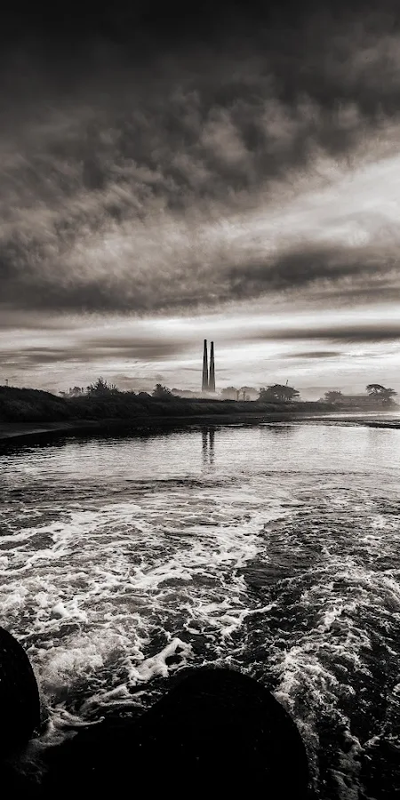 Moss Landing Harbor View 5K Phone Wallpaper
