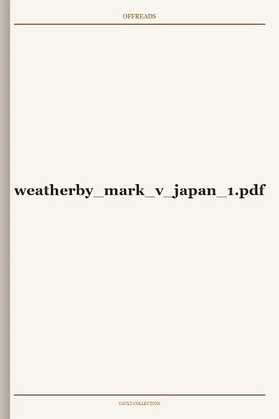 weatherby mark v japan 1