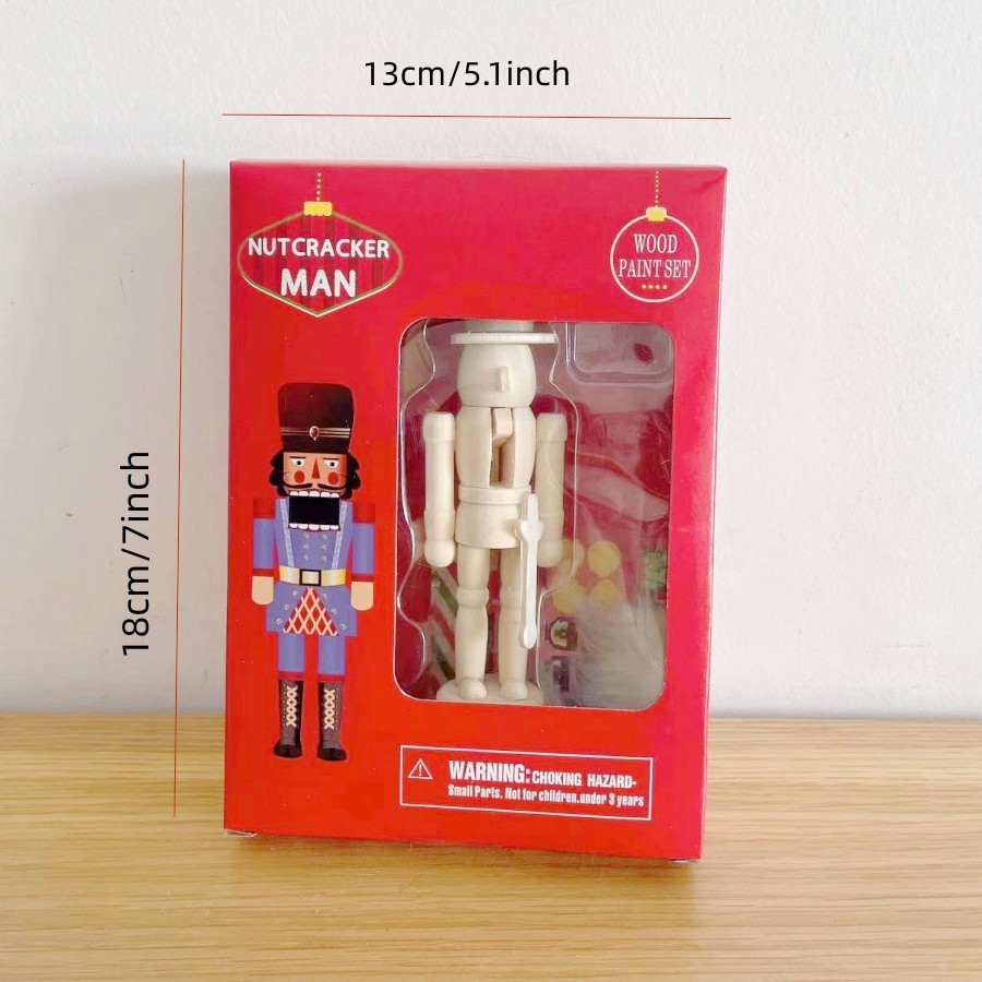 Klassischer Nussknacker aus Holz, 13 cm