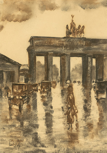 Blick auf das Brandenburger Tor Circa 1925