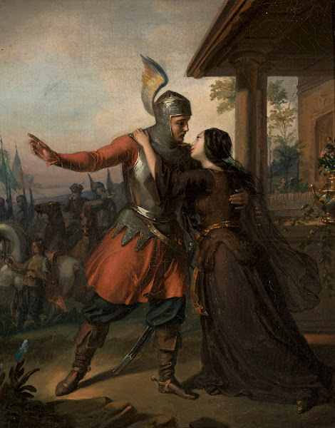 Wacławs farewell to Maria 1848