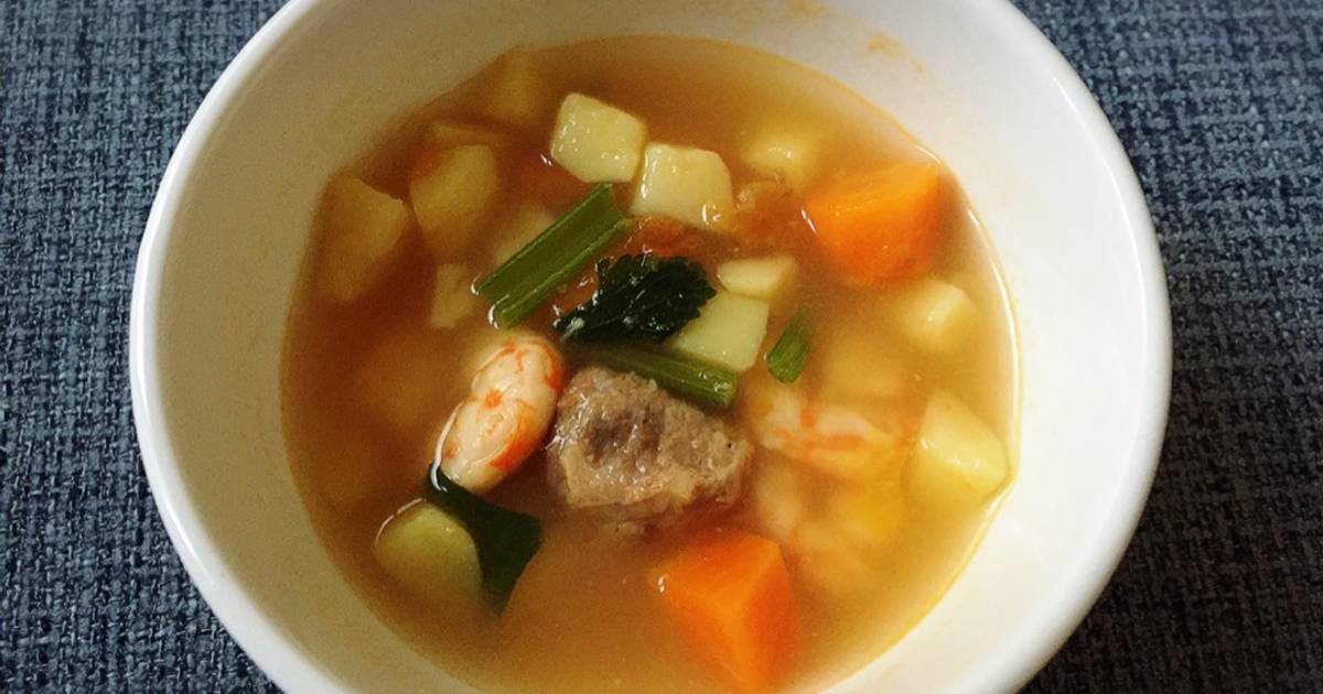 Soup khoai tây, cà rốt