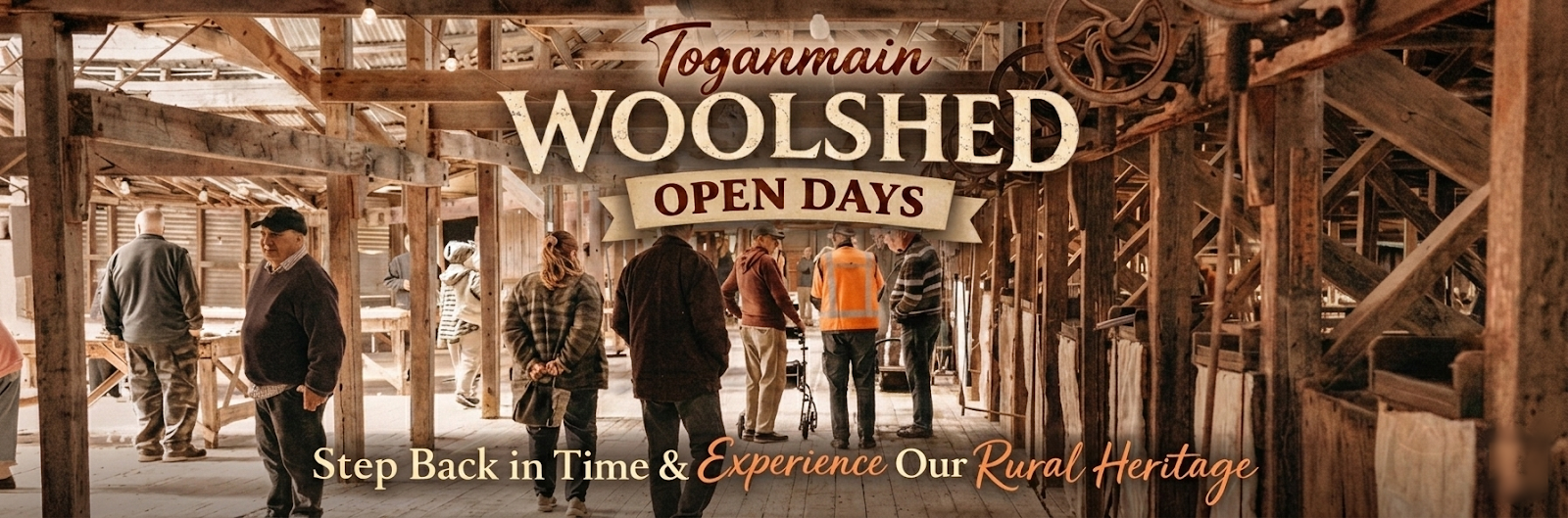 Toganmain Open Day Banner