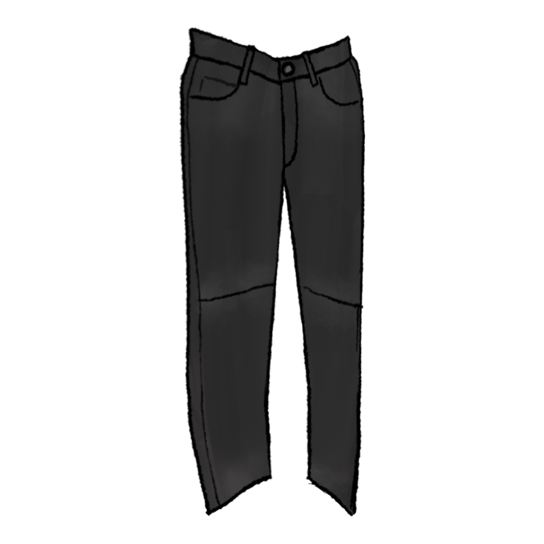 Yeezy SEEKINGS 98 FIT JEANS IN GRAINED COWHIDE product image