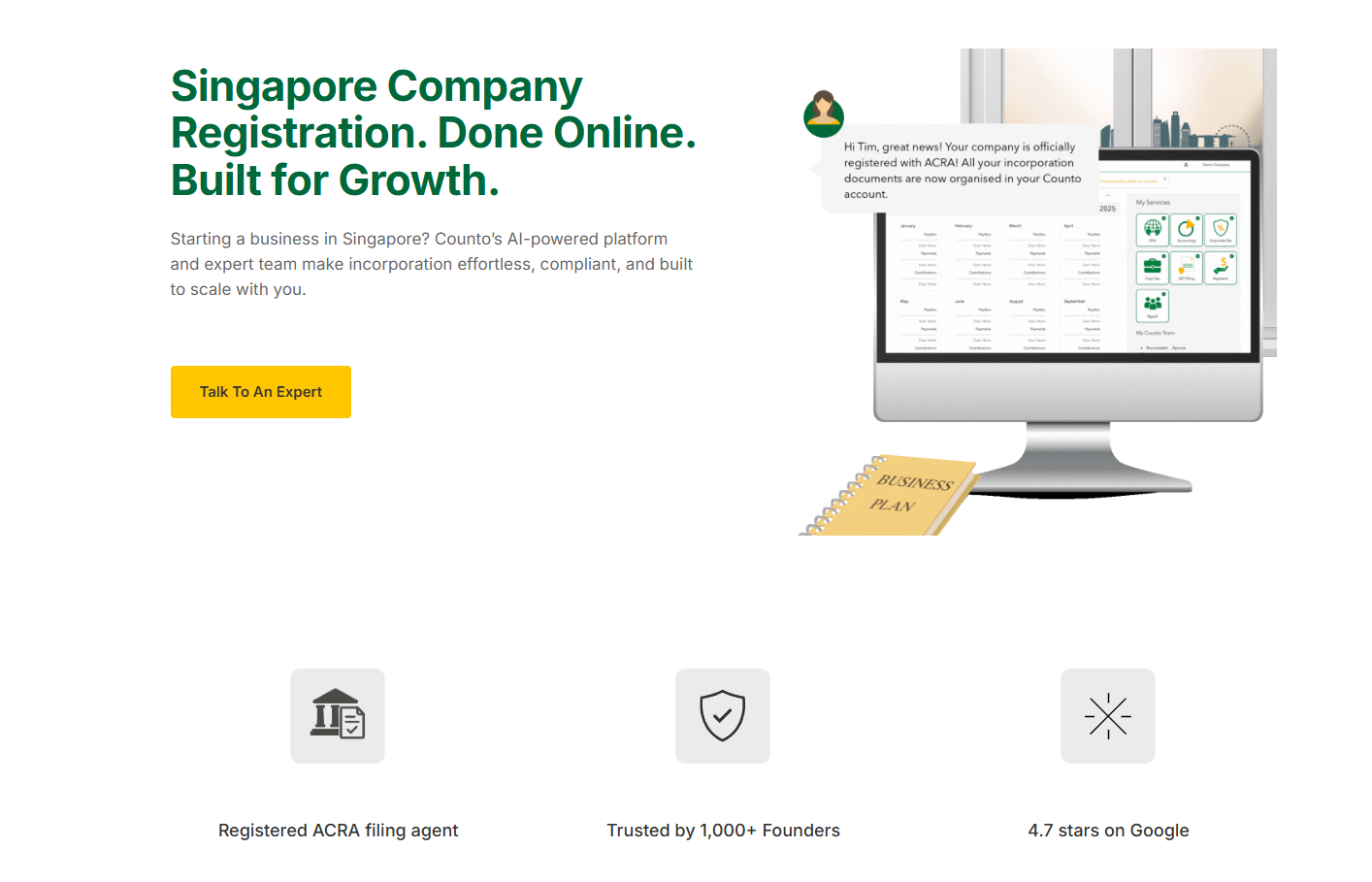 counto incorporation page