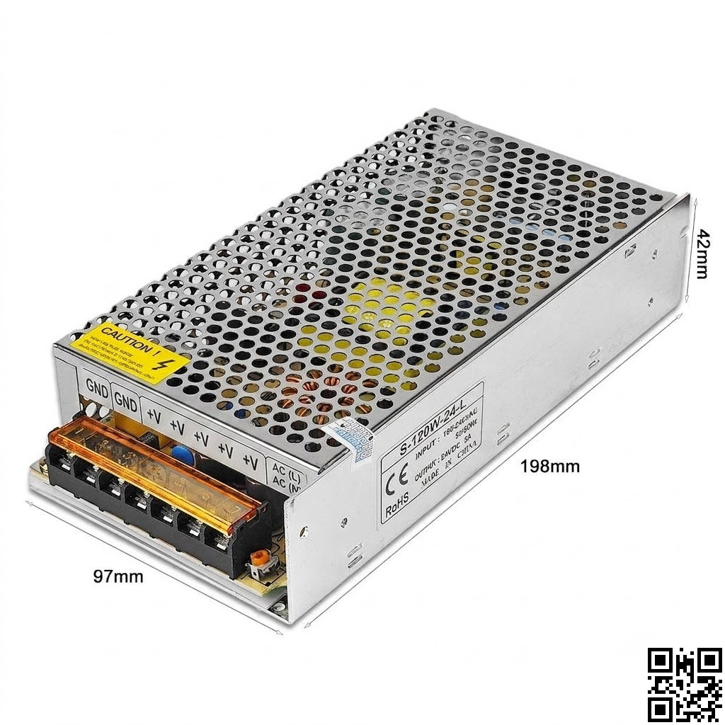 Nguồn Xung Tổ Ong 24V 5A 120W