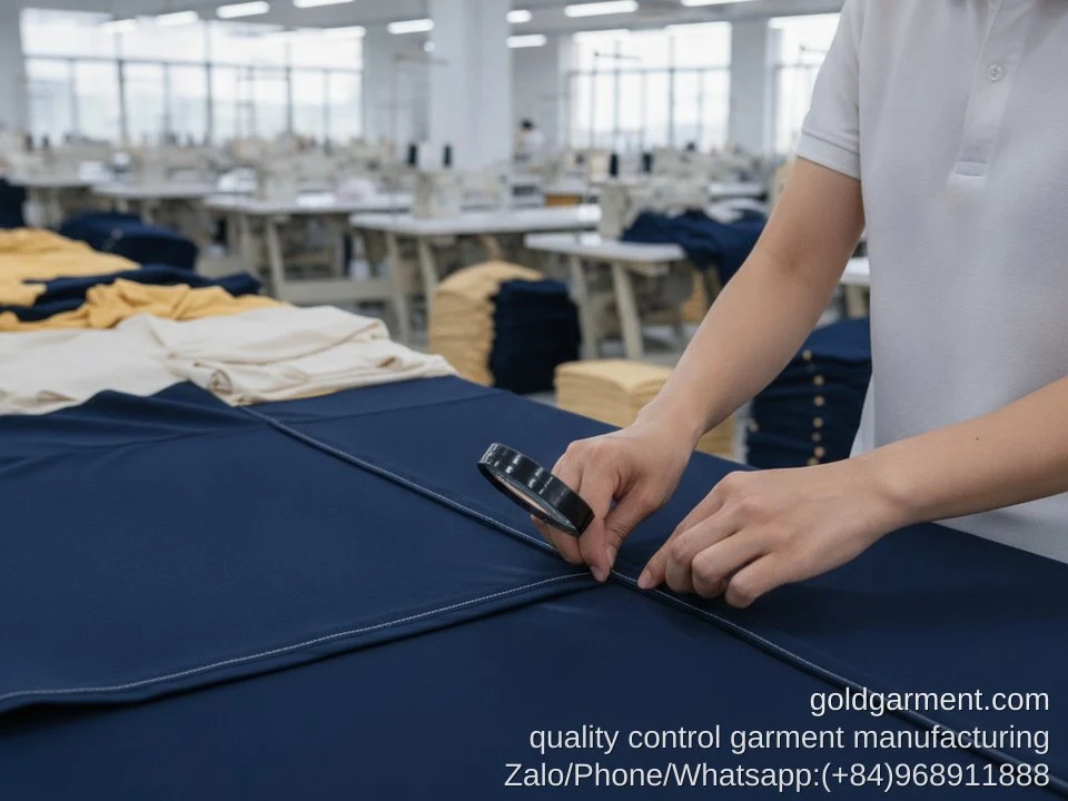Quality Control in Garment Manufacturing: Our 5-Stage Inspection Process - Gold Garment Vietnam