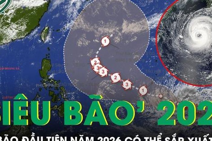 Siêu bão đầu tiên năm 2026 có thể sắp xuất hiện, liệu có ảnh hưởng Việt Nam? - Báo Sức Khỏe &amp; Đời Sống