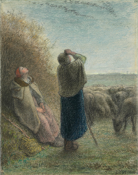 Le Passage des oies sauvages circa 1862 63