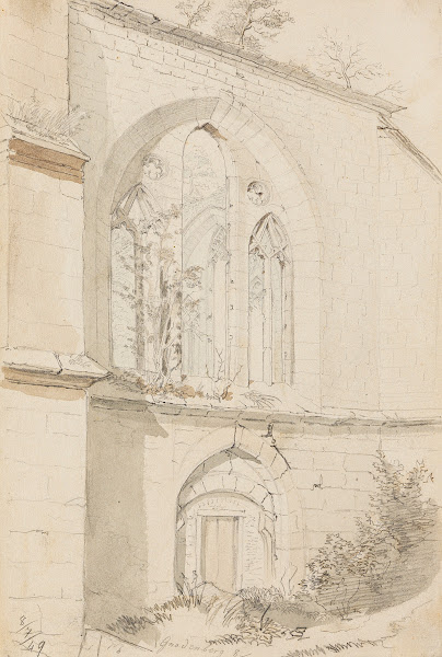 Klosterruine Gnadenberg Oberpfalz 1849