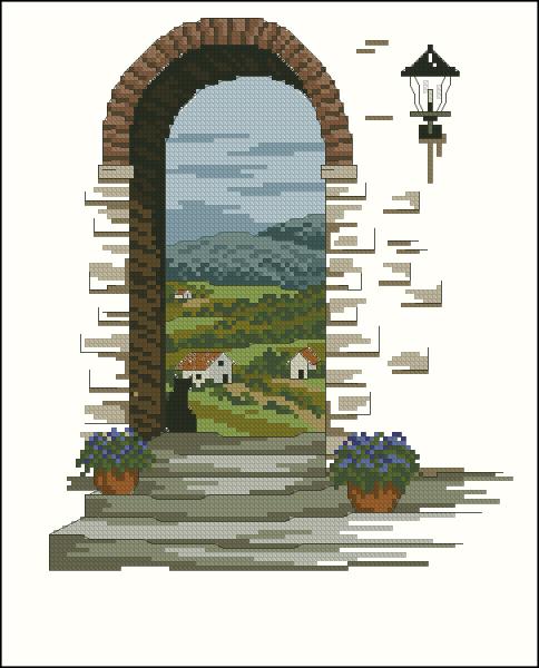 CMP 320573 View Through The Arch