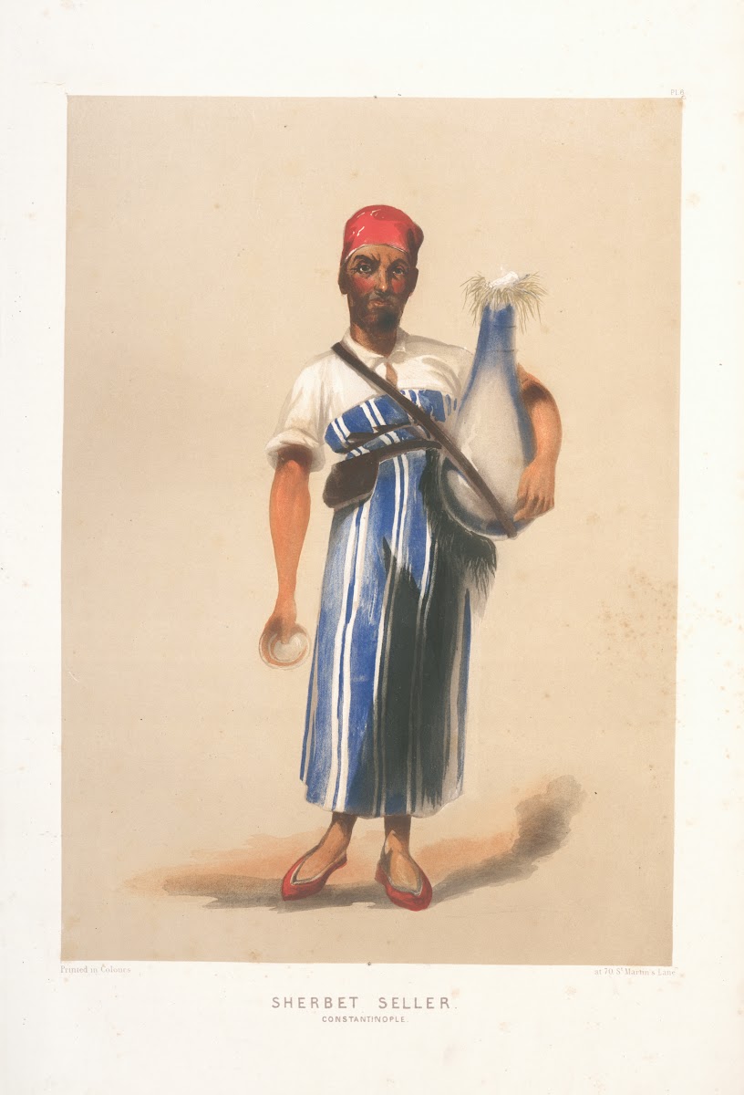 Seller of Sherbet Constantinople 1854