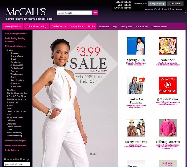 Patrons de couture McCall's