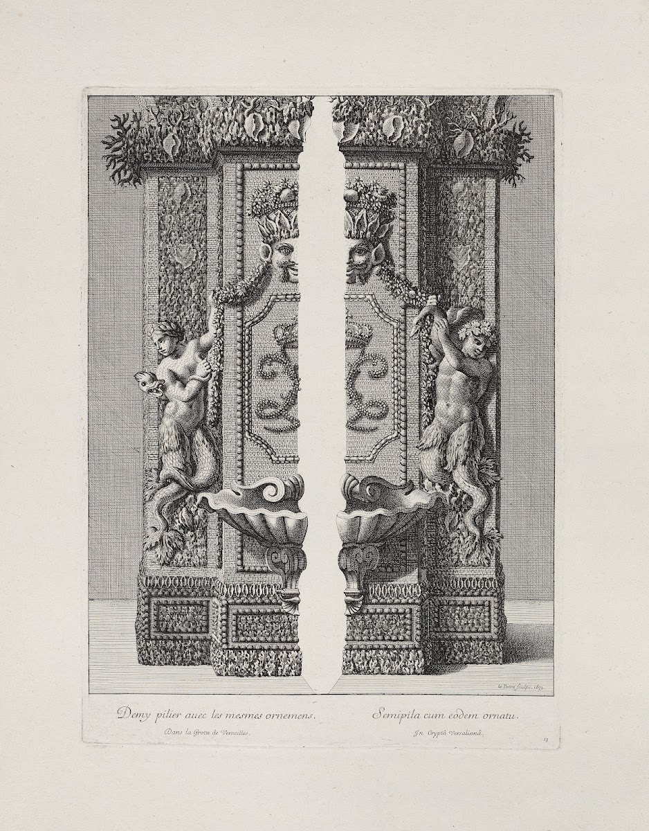 Demy pilier avec les mesmes ornamens Half pillar with the same ornaments 1673