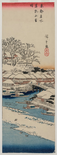 Clear Weather after Snow at Matsuchiyama from the series Famous Places in the Ea