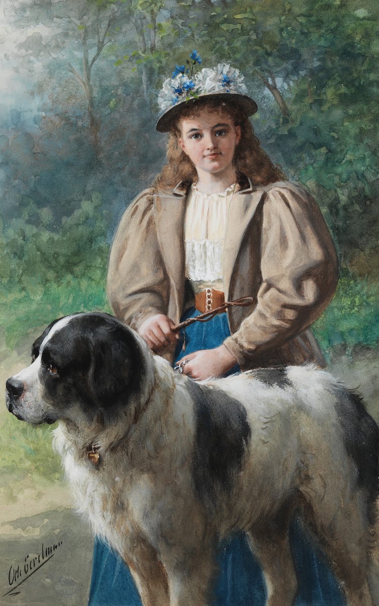 MäDchen Mit Hund