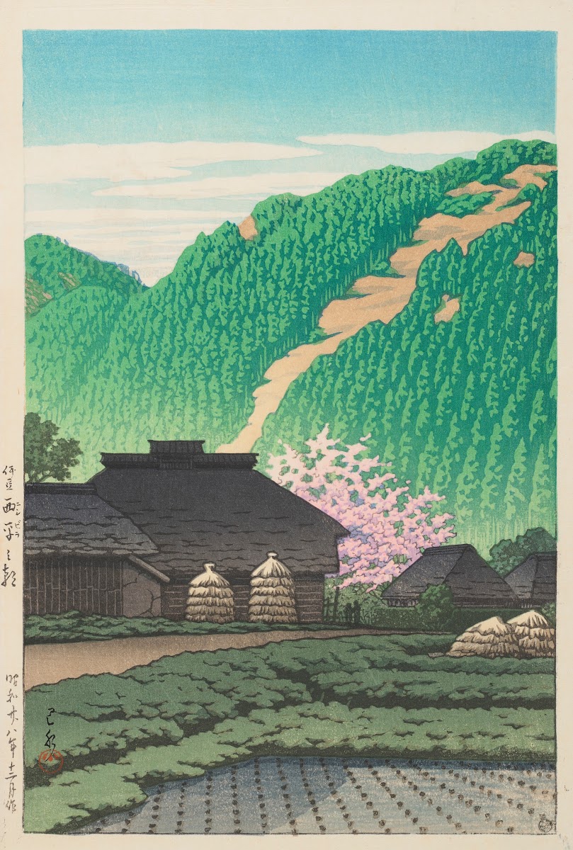 Izu Nishibira no asa Morning in Nishibira Izu 1953